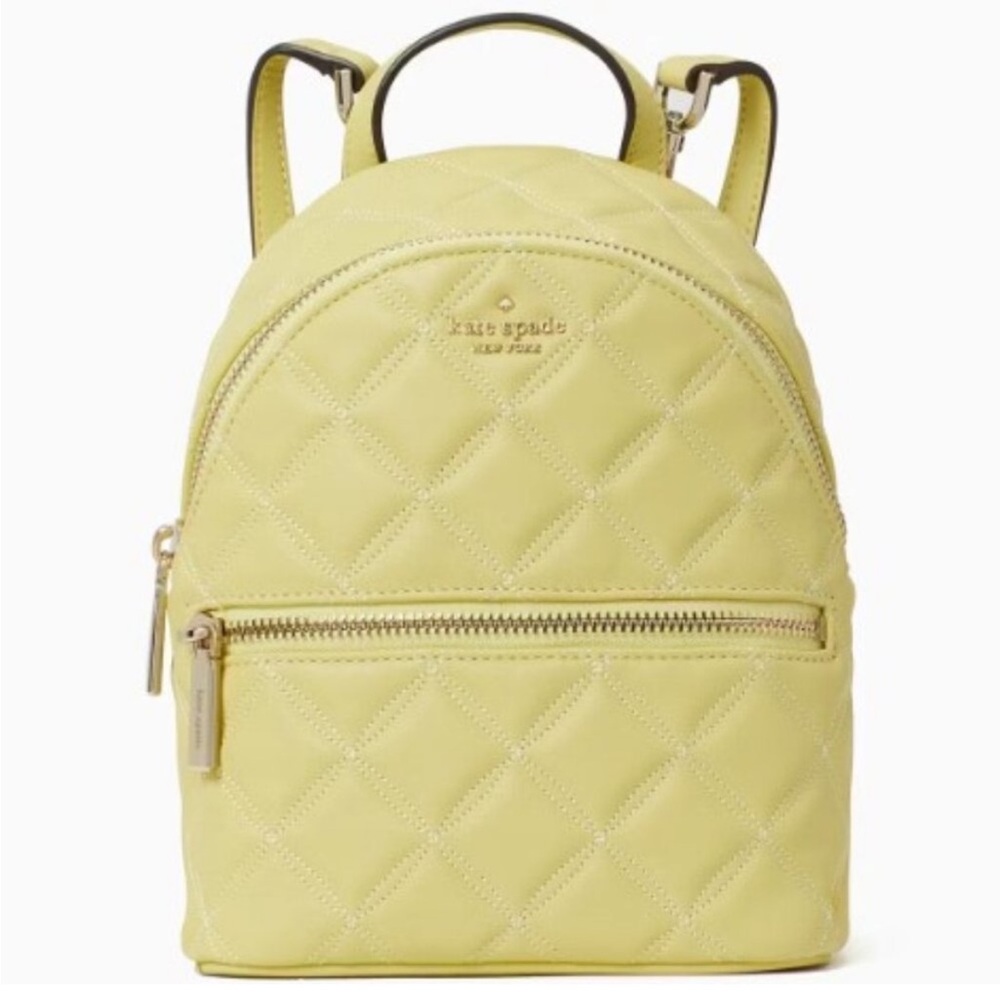 NWT Kate Spade Quilted Leather Backpack